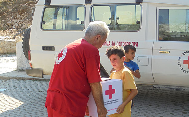 Humanitarian aid for the affected population from the floods in Tetovo