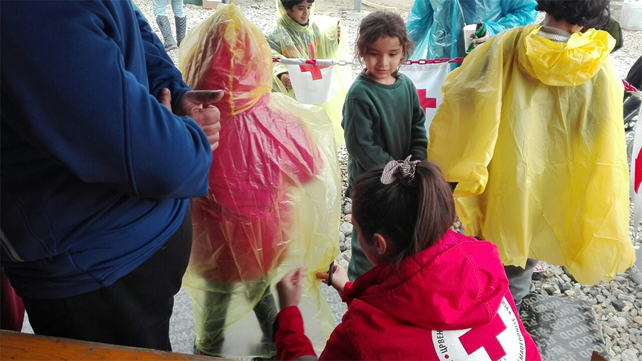 THE MACEDONIAN RED CROSS HAS BEEN PROVIDING SUPPORT TO MIGRANTS AND REFUGEES