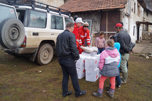 Humanitarian relief for the affected families in Struga