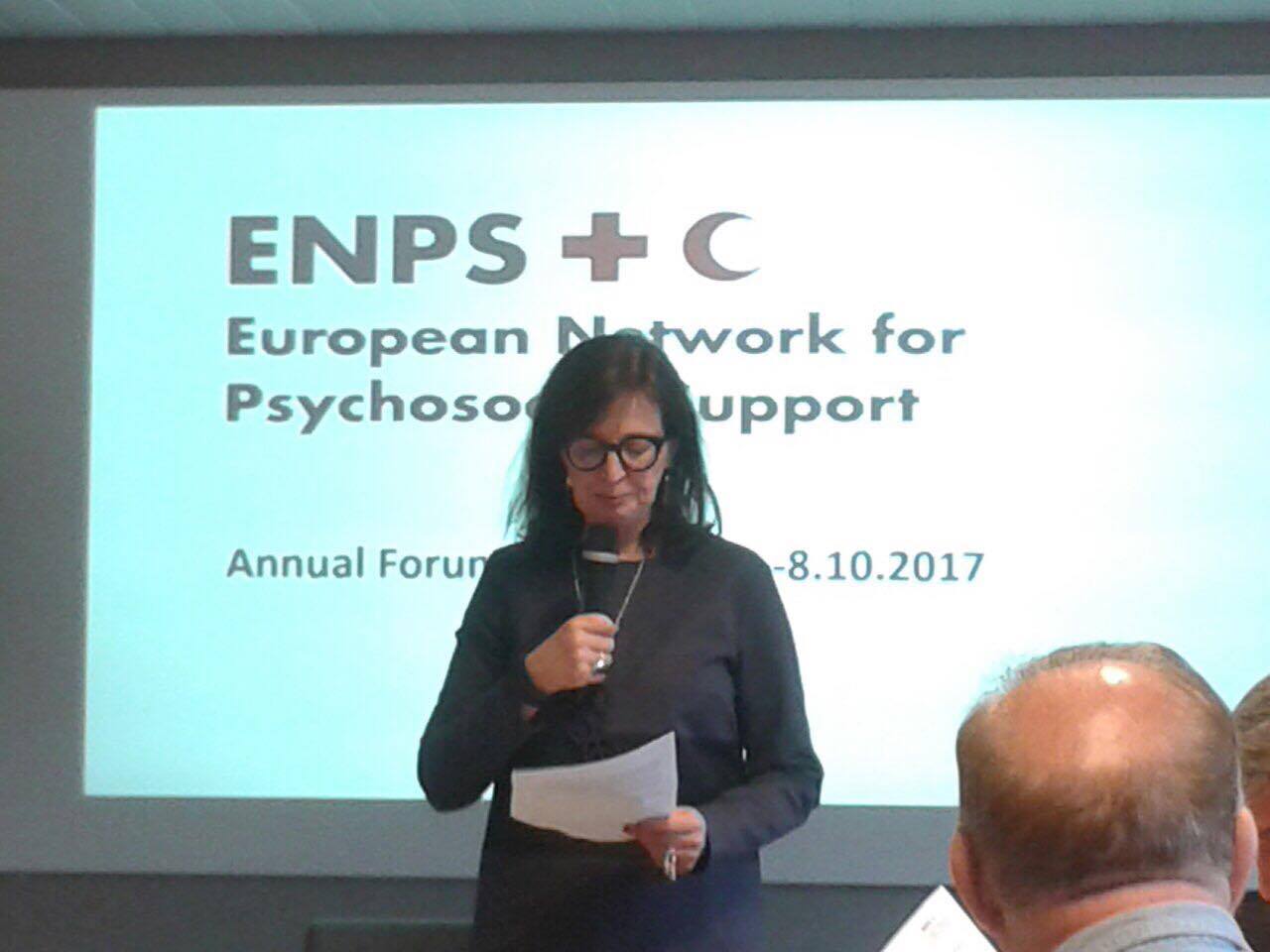 Participation in the meeting of the European Network for Psychosocial Support