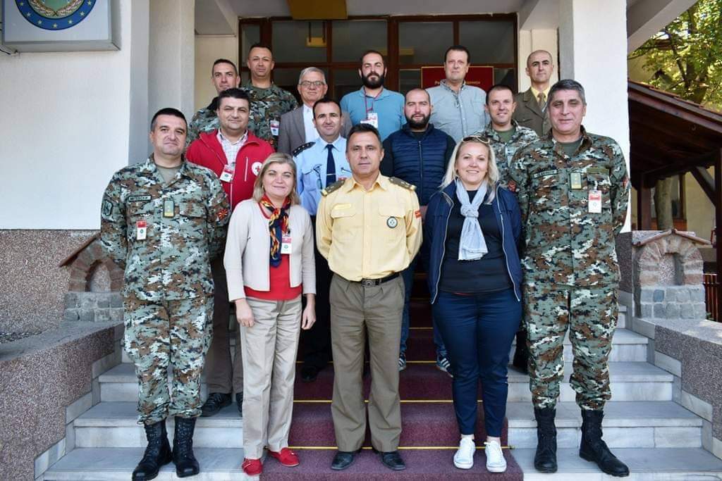 Falënderime për pjesëmarrjen në stërvitje