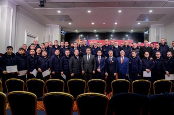 Доделени благодарници на тимовите кои помагаа по земјотресот во Албанија