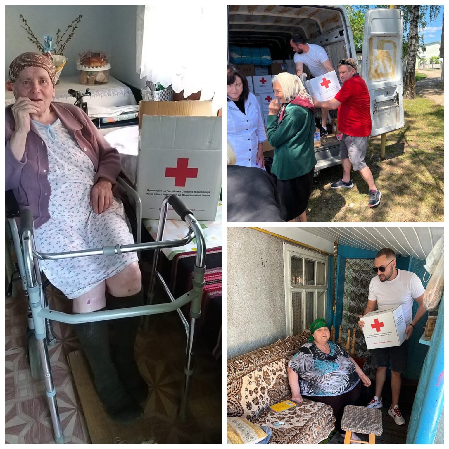 Distribution of humanitarian assistance for the population of Ukraine