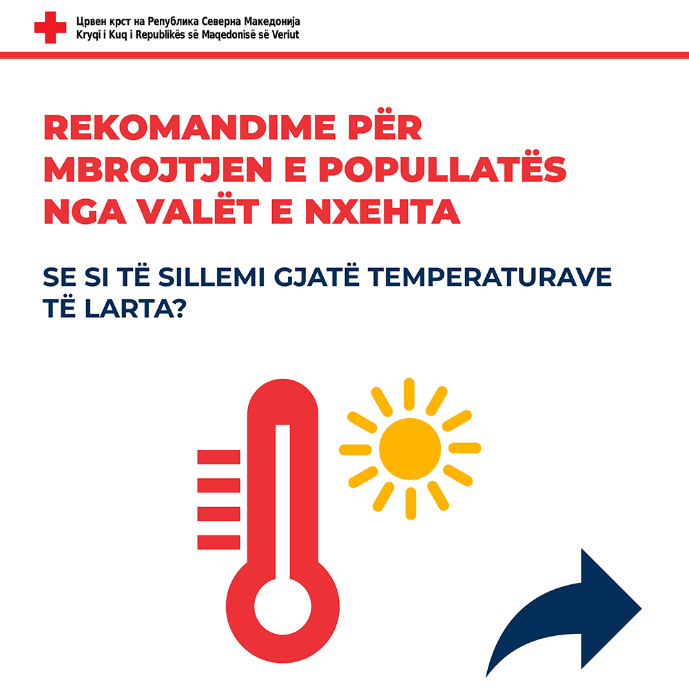REKOMANDIME PËR MBROJTJEN E POPULLATËS NGA VALËT E NXEHTA