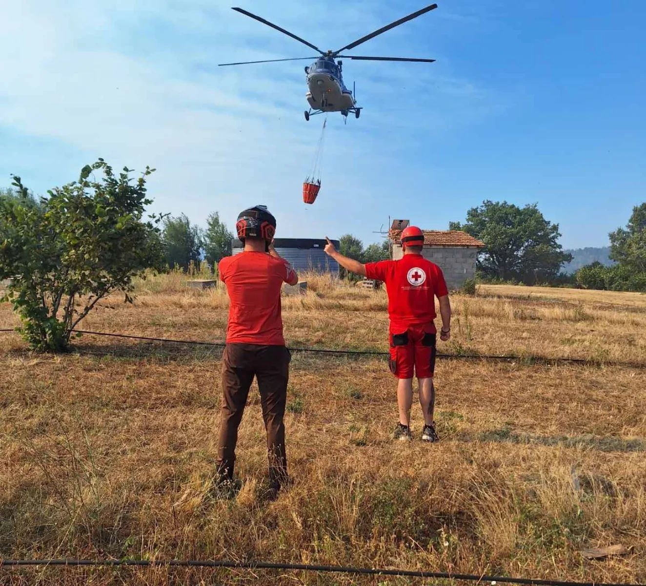 Activities of the Red Cross of RNM for coping with the fires