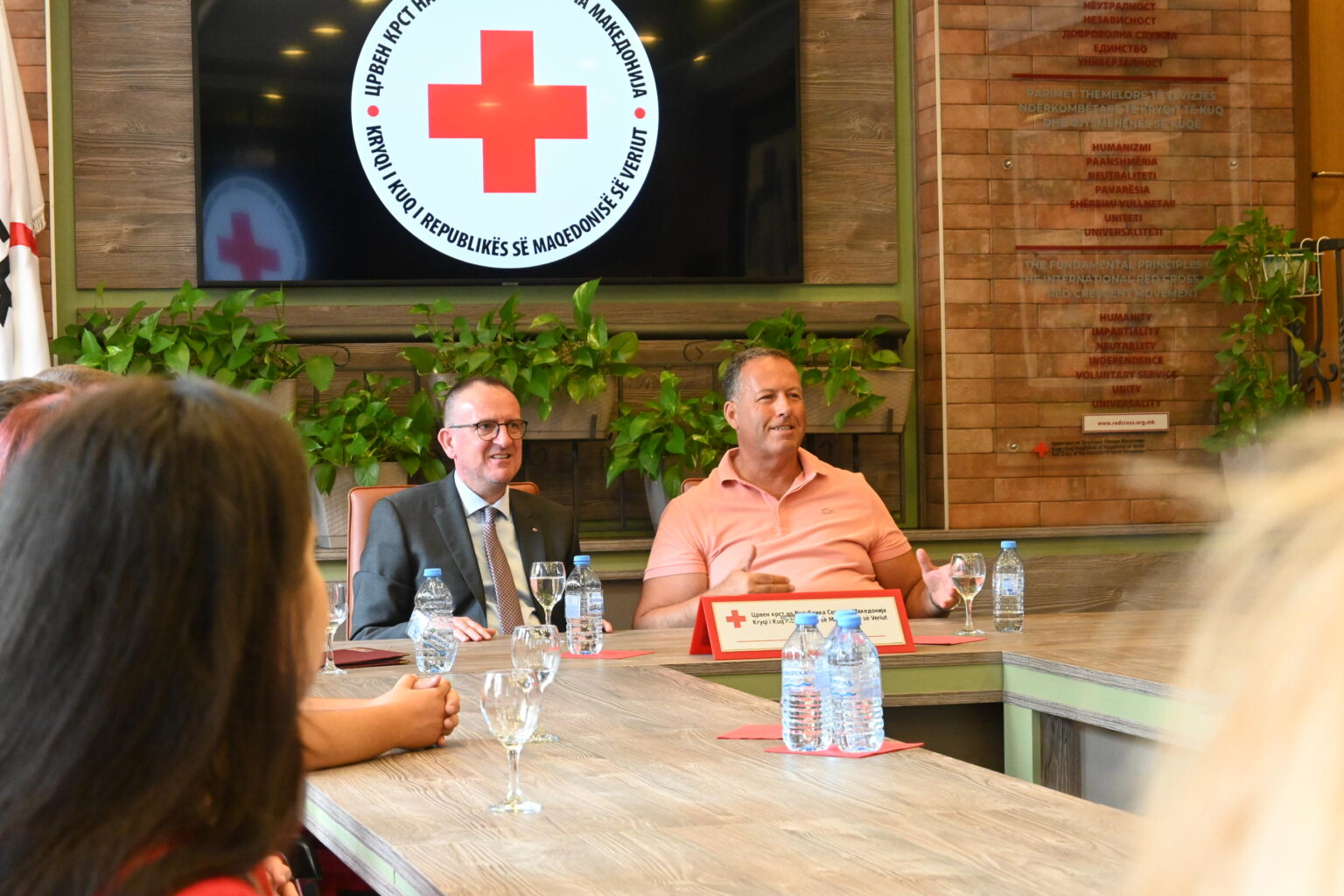 The Minister of Health Dr. Arben Taravari visited the Red Cross