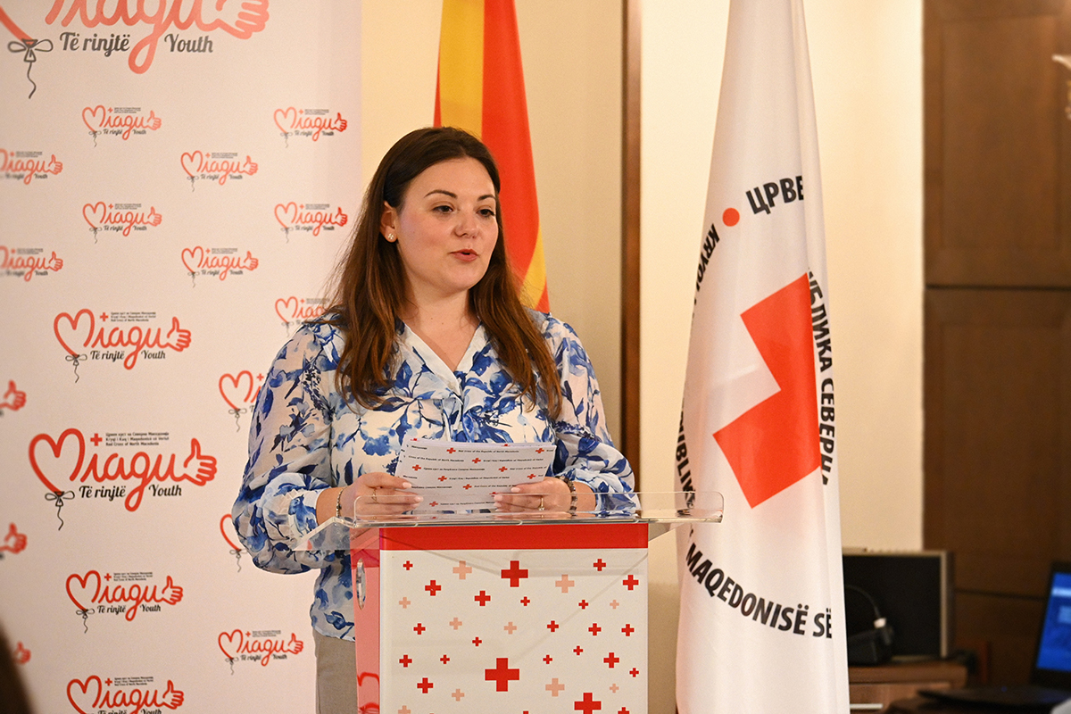 Public presentation of a candidacy for President of the Youth of the Red Cross of the Republic of North Macedonia